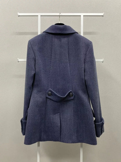 Chanel 2018 dark blue jacket