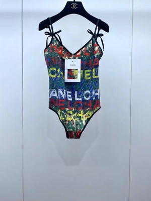 Chanel 26M Graffiti One-Piece Swimsuit
