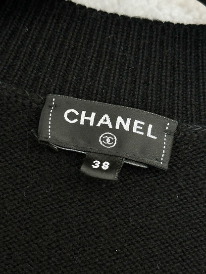 Chanel 23C black cardigan number 5
