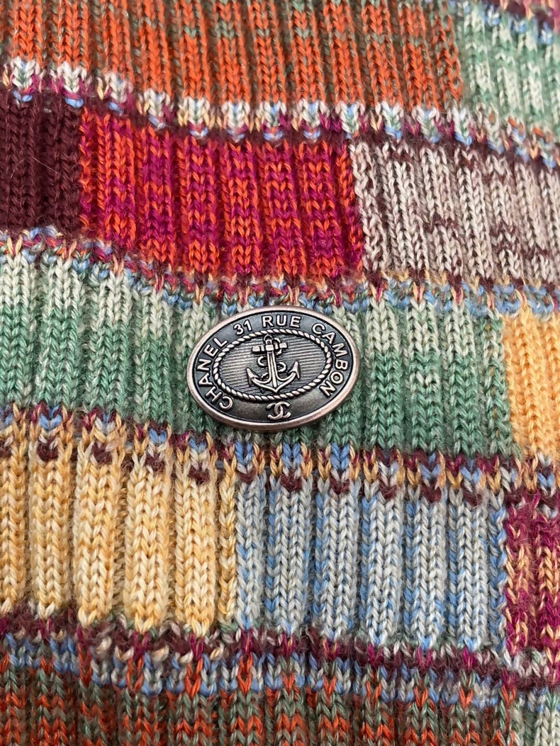 Chanel colorfull Cashmere dress