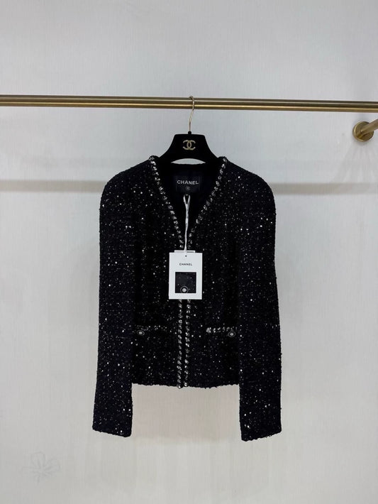 Chanel 22P black jacket