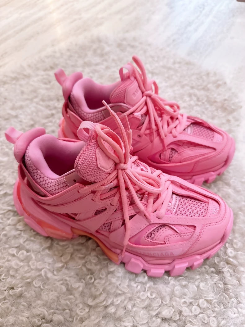Balenciaga Track 3.0 Barbie Pink Chunky Sneakers
