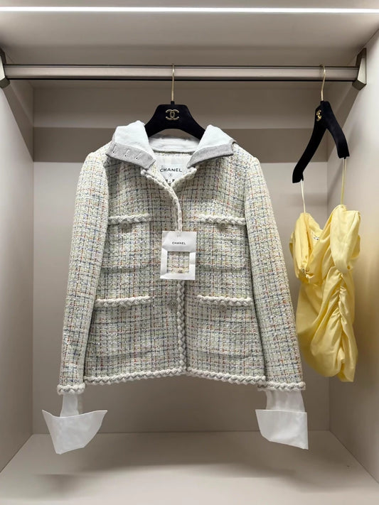 Chanel 25C white jacket
