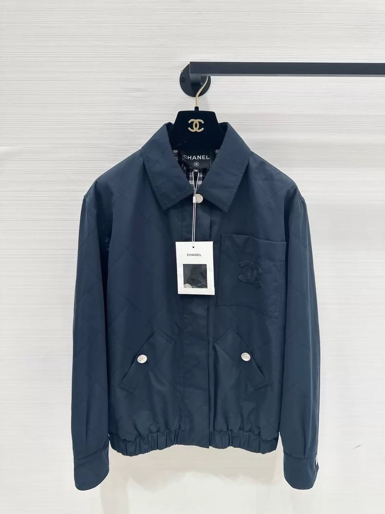 Chanel 26p blue jacket