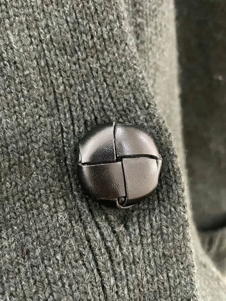 Hermes wool knit cardigan