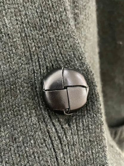 Hermes wool knit cardigan