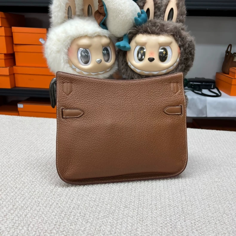 Hermès Gypsy 28, gold-brown TC leather palladium hardware