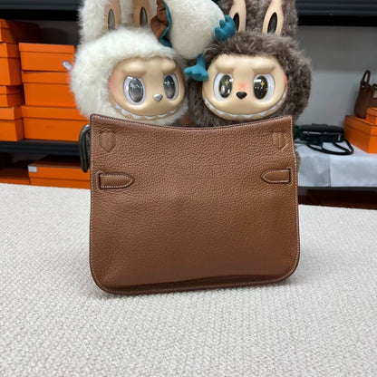 Hermès Gypsy 28, gold-brown TC leather palladium hardware