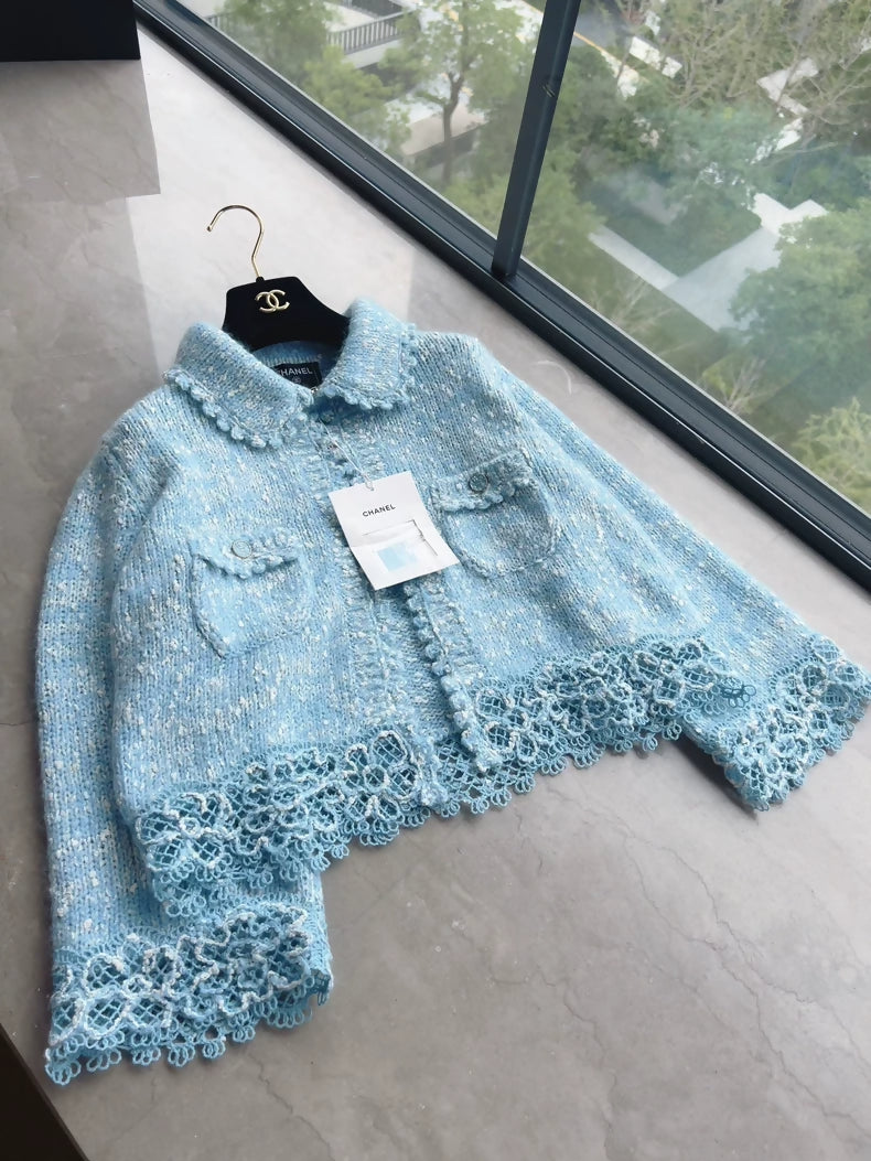 Chanel 25B blue jacket