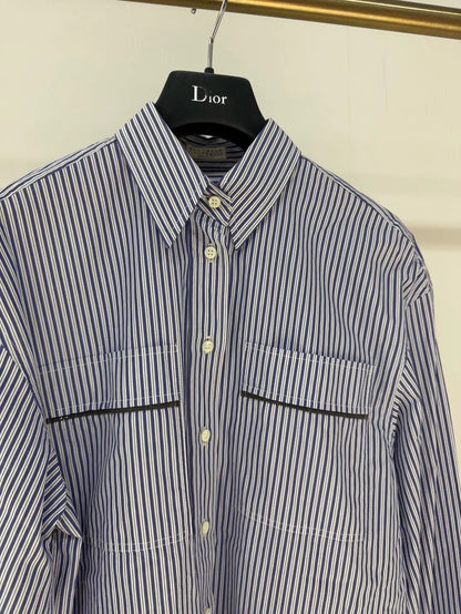 Brunello Cucinelli striped pocket shirt
