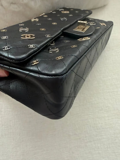 Chanel Vintage 2007 Punk Charms 2.55 Medium Reissue Flap Bag