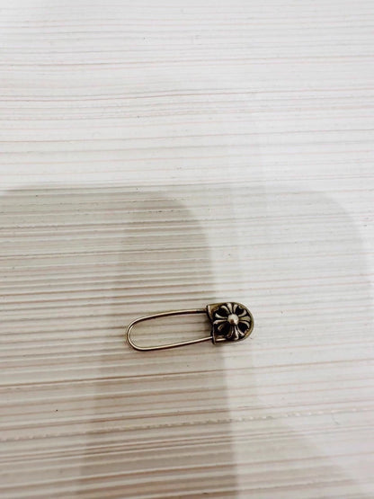 Chrome Hearts 925 Sterling Silver Brooch Earrings