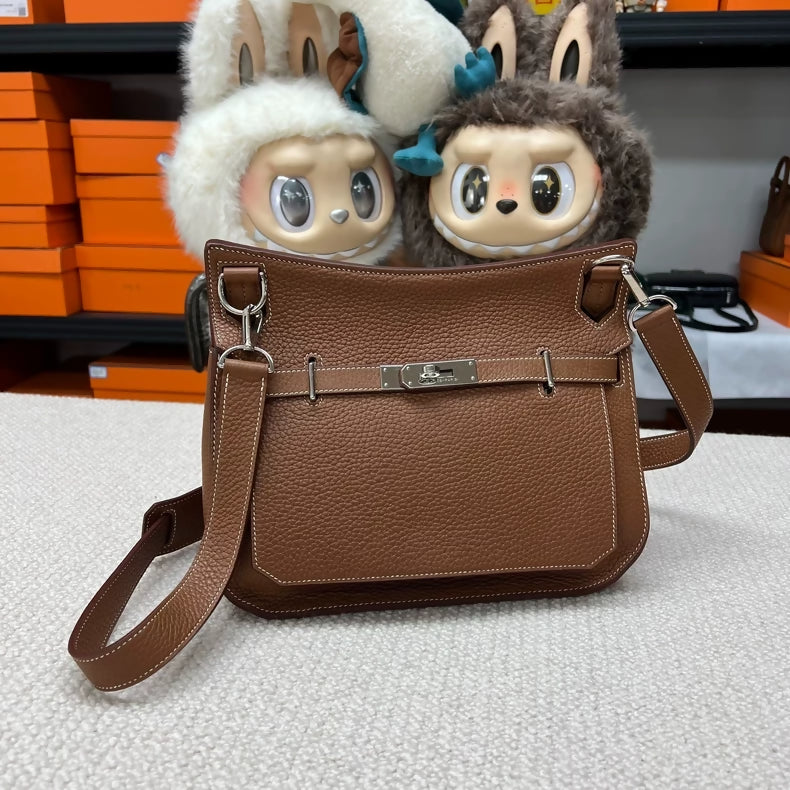 Hermès Gypsy 28, gold-brown TC leather palladium hardware