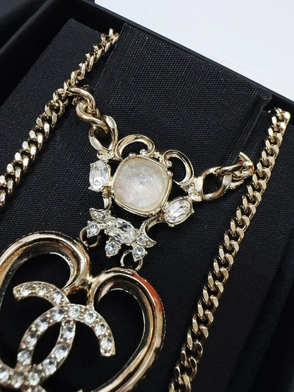 Chanel 23C light gold necklace