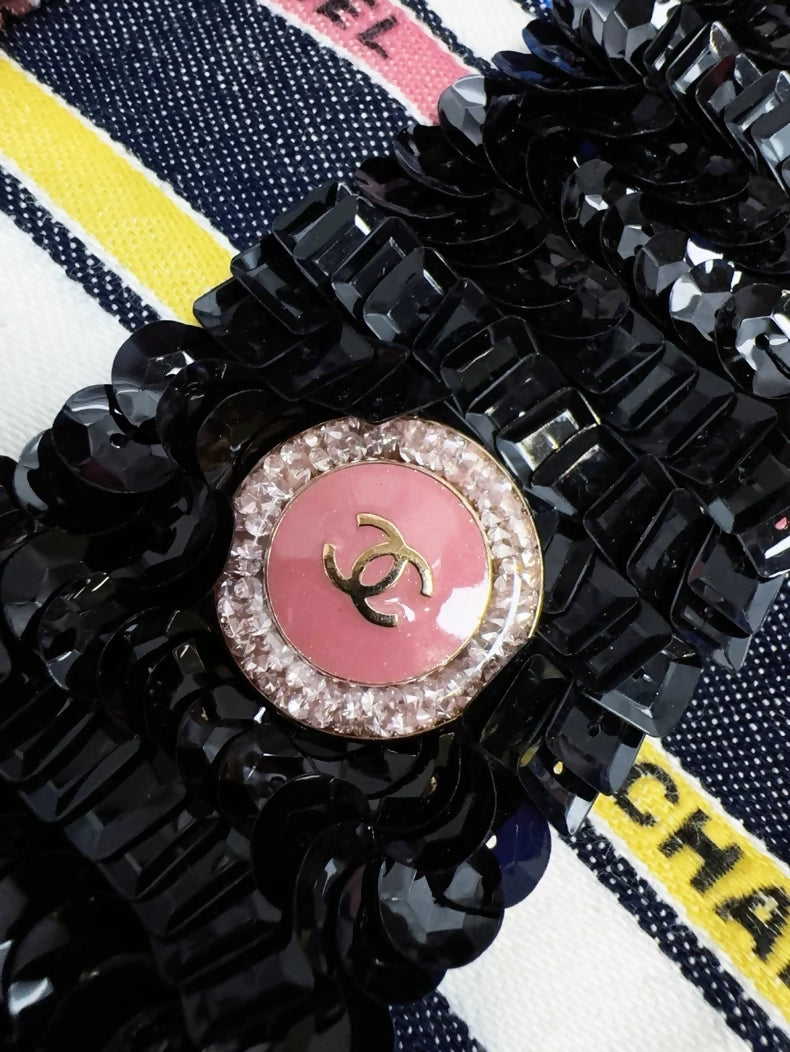 Chanel 22S colorful striped dress