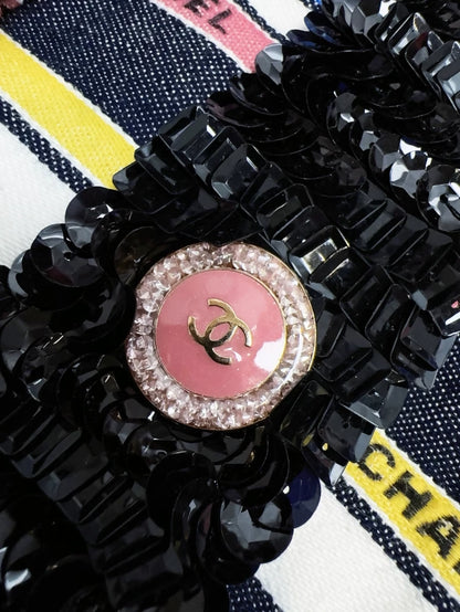 Chanel 22S colorful striped dress