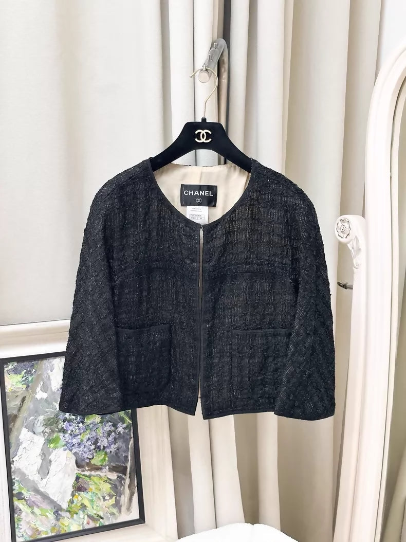Chanel 12S Black jacket and Skirt