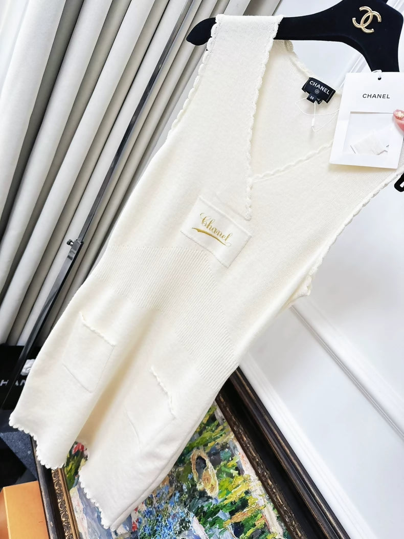 Chanel 24k white ecru dress