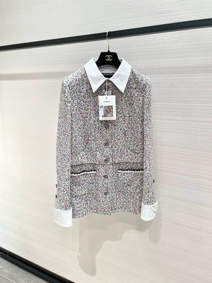 Chanel 25C sequined tweed jacket