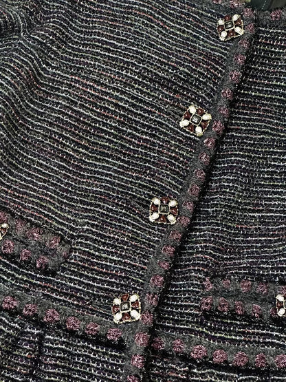 Chanel 11A Black tweed dress