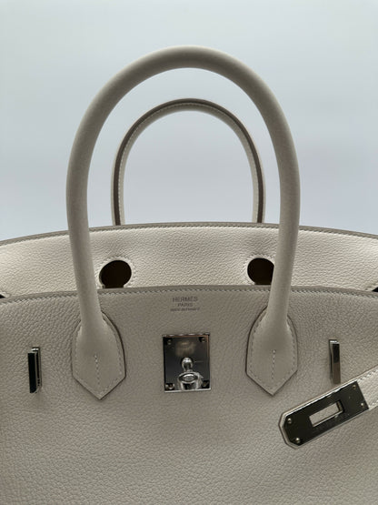 Hermès Birkin 30 Togo Craie PHW Stamp K