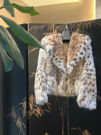 Vintage Lynx fur coat