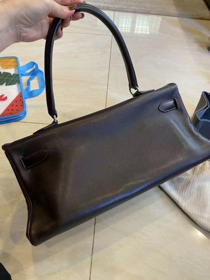 Hermes vintage Kelly shoulder brown