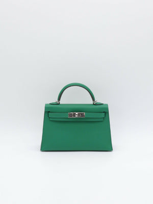 Hermès Kelly 20 Vert Vertigo Epsom PHW W 2025