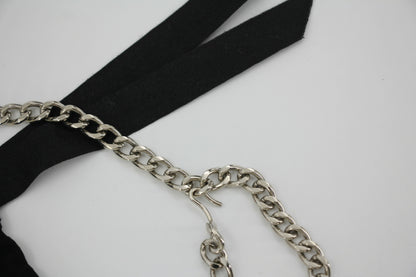Chanel Vintage 05V Metal Silver Chain Waist Chain L98