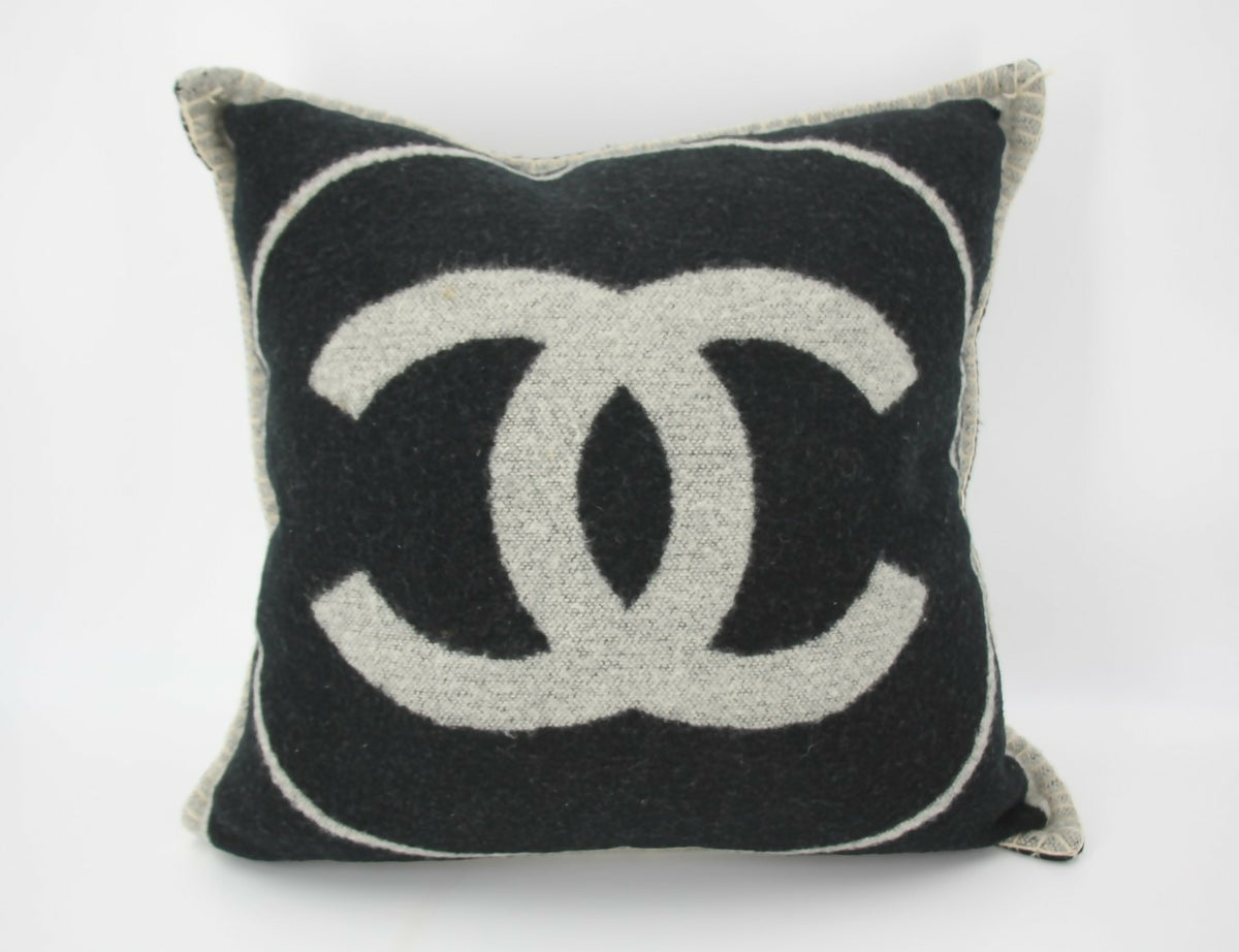 Chanel Wool and Cashmere CC Pillow Cushion