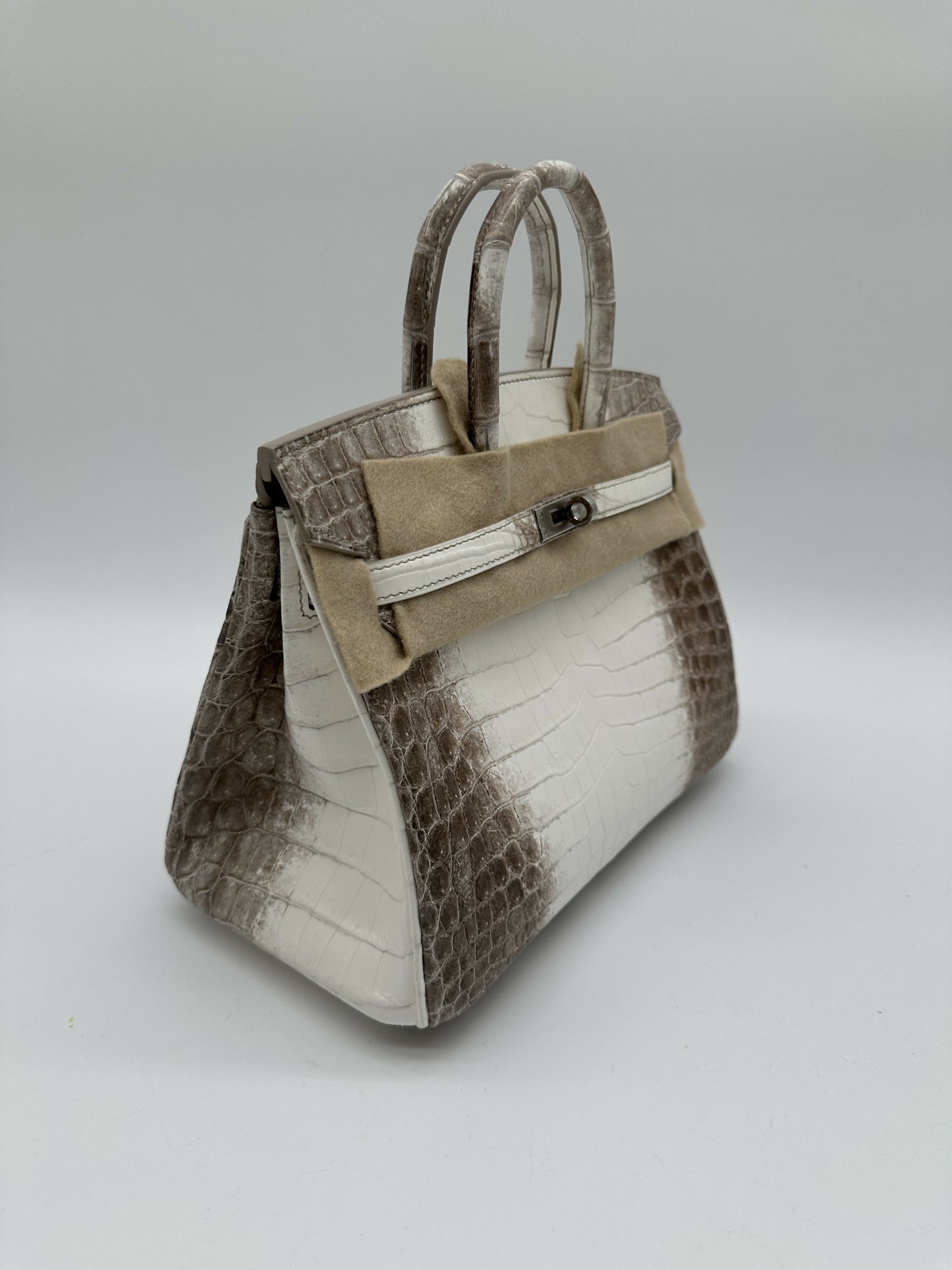 Hermes Birkin 25 Himalaya PHW stamp W 2025