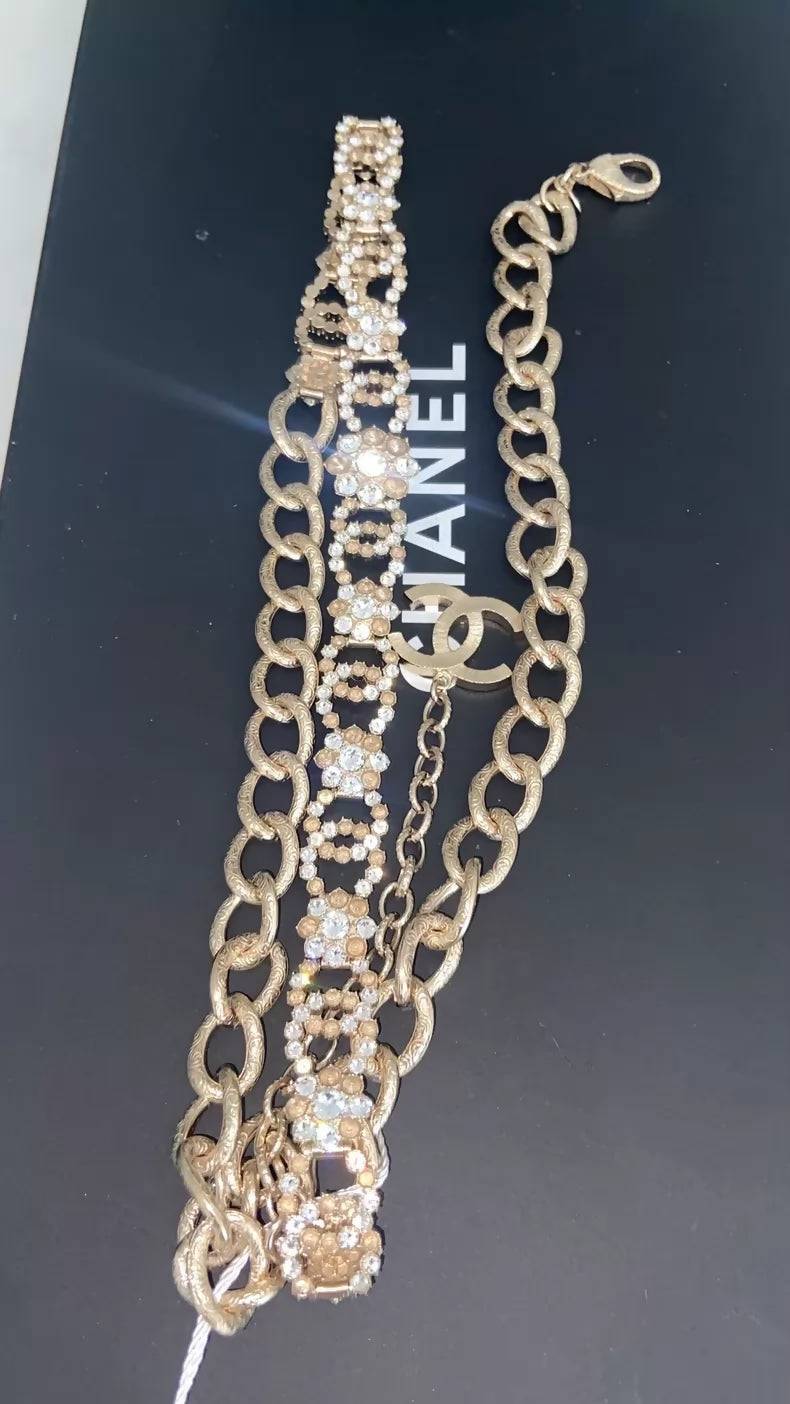 Chanel 2015 Salzburg Collection Gold Chunky Chain Waist Chain