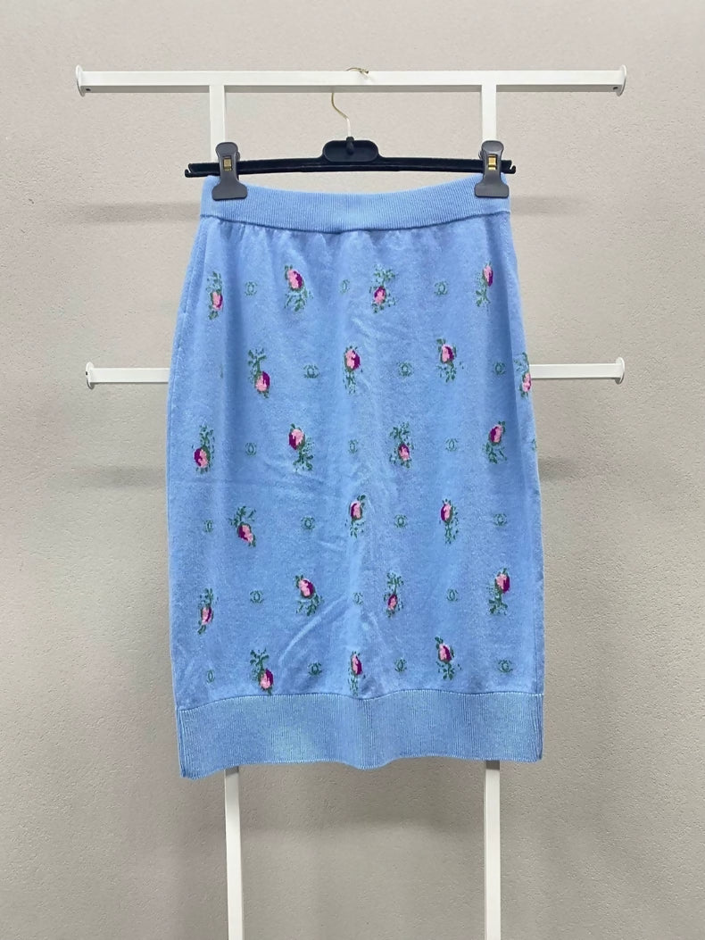 Chanel 22K blue skirt