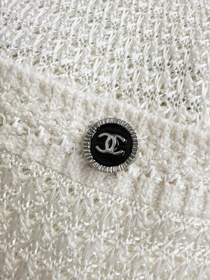 Chanel 24P black ecru jumpsuit
