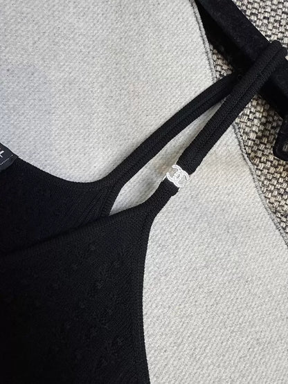 Chanel 25s black top
