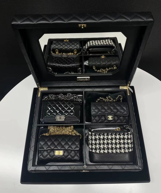 Chanel 2020 Limited Edition 4-in-1 collector gift set including 4 mini bags