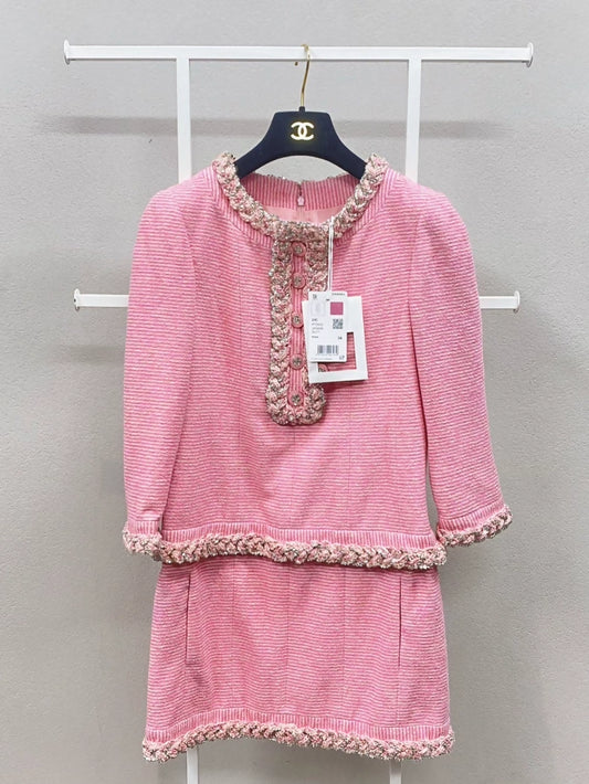 CHANEL 23C pink dress