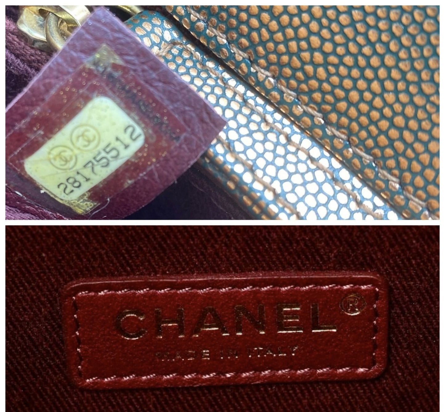 Chanel 19A Medium Coco Handle Metallic Copper Caviar Timeless Bag