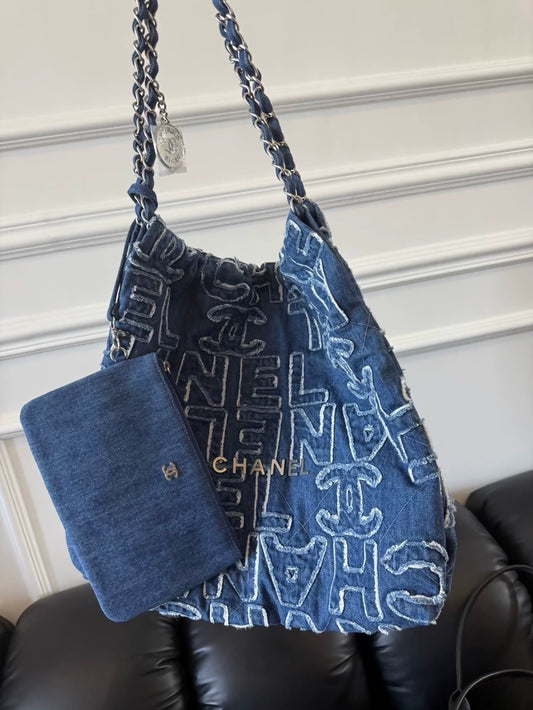 Chanel 24A denim bag