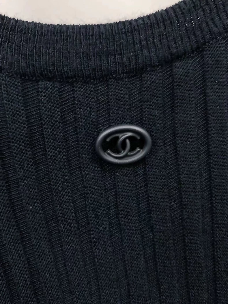 Chanel black dress
