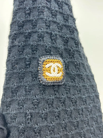 Chanel 26C Color Block Knit Cardigan