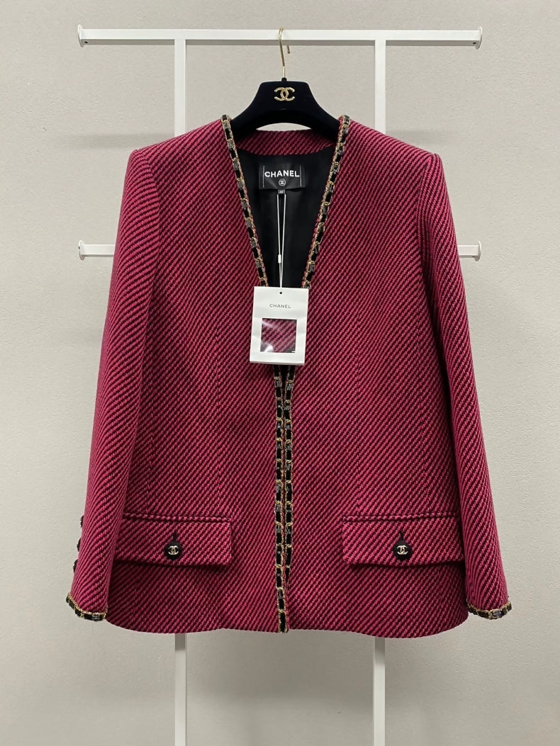 Chanel 20K red tweed jacket limited edition