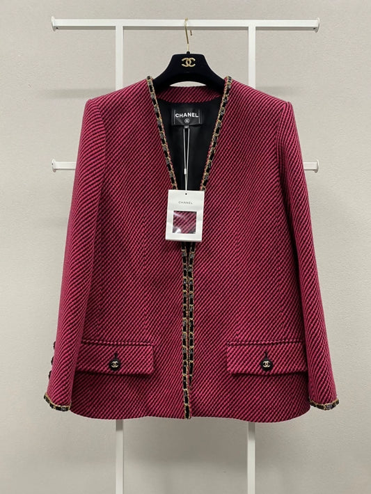 Chanel 20K red tweed jacket limited edition