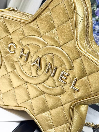 Chanel 24C gold star crossbody bag