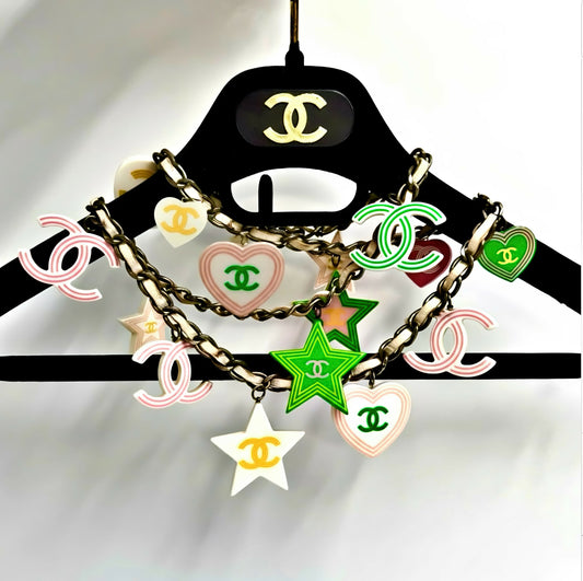 Chanel Cruise 2003-2004 Multicolor Charm Necklace / Belt