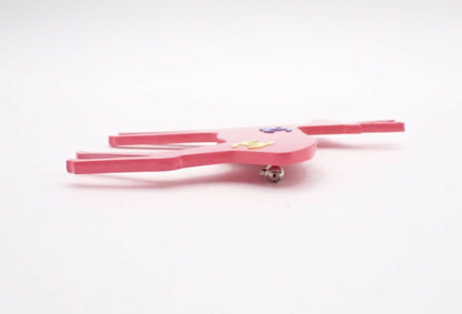 Chanel Vintage 01A Resin Peach Pink Deer CC Logo Brooch