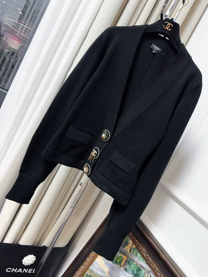 Chanel 22A black cardigan