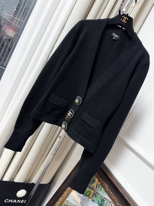 Chanel 22A black cardigan