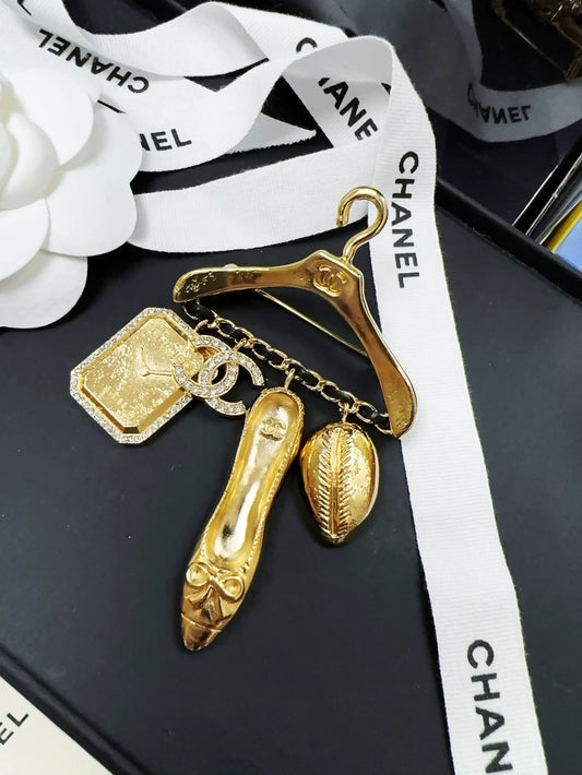 Chanel 23A Multi-Element Pendant Brooch