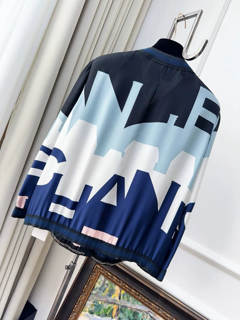 Chanel 20S Silk Shirt Jacket